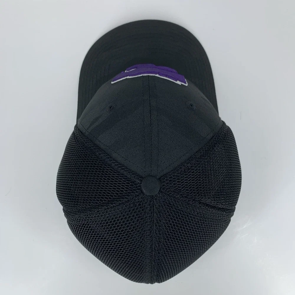 Kansas State Hat New Era 39THIRTY Large / XLarge Stretch Black Camo Baseball Cap